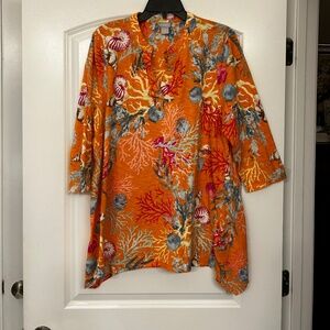 Chicos Fun and Beach Vibed Tunic Size 3(16)